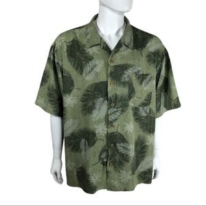 Breakwater Men’s Palm Leaf Hawaiian Vacation Shirt